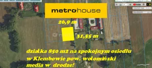 Działka 850,00 m², Klembów, Sprzedaż