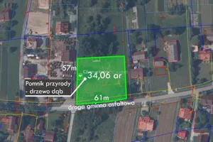 Działka 3 406,00 m², Kraczkowa, Sprzedaż