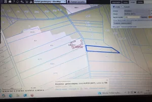 Działka 5 400,00 m², Kupce, Sprzedaż