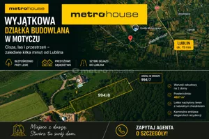 Działka 4 857,00 m², Motycz, Sprzedaż