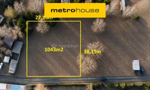 Działka 1 043,50 m², Stanisławów Drugi, Sprzedaż