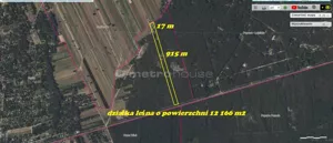 Działka 12 166,00 m², Łacha, Wyszkowska, Sprzedaż