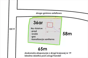 Działka 3 600,00 m², Zarzecze, Sprzedaż
