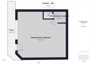 Lokal użytkowy 45,00 m², Bolesławiec, Wesoła, Wynajem