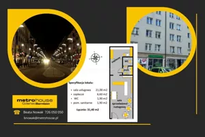 Lokal użytkowy 31,40 m², Gdynia, Żwirki i Wigury, Wynajem