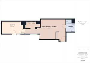 Mieszkanie jednopokojowe 50,46 m², Katowice, Śródmieście, Chopina, Sprzedaż