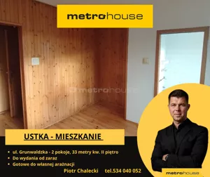 Mieszkanie dwupokojowe 33,00 m², Ustka, Grunwaldzka, Sprzedaż