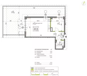 Mieszkanie dwupokojowe 46,06 m², Warszawa, Białołęka, Sprzedaż