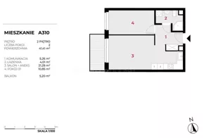 Mieszkanie dwupokojowe 41,41 m², Warszawa, Wesoła, Sprzedaż