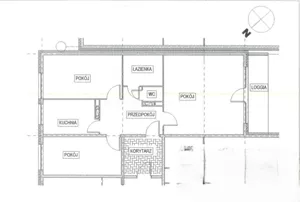 Mieszkanie trzypokojowe 68,57 m², Szczecin, Zachód, Gumieńce, Hrubieszowska, Sprzedaż
