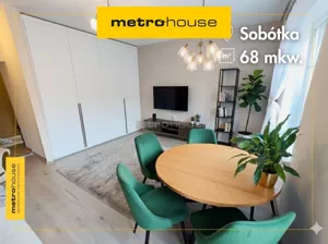 Mieszkanie trzypokojowe 67,30 m², Sobótka, Kościuszki, Sprzedaż