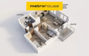 Mieszkanie trzypokojowe 52,84 m², Wrocław, Sprzedaż