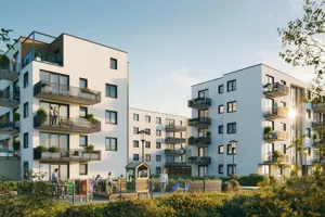 Słoneczne Miasteczko, nowe mieszkania, DEVELIA S.A., ul. Henryka i Karola Czeczów, Bieżanów-Prokocim (Osiedle Złocień), Kraków
