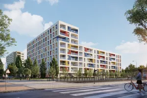 NOVA RADIOWA, nowe mieszkania, Spółdzielnia Mieszkaniowa WOLA, ul. Wrocławska róg Radiowej, Bemowo-Lotnisko, Warszawa