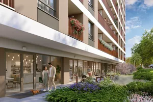 Przystanek Prądnik, nowe mieszkania, Dom Development, ul. ks. Józefa Meiera 70, Prądnik Biały (Górka Narodowa), Kraków