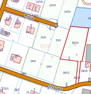Działka 1 803,00 m², Suchy Dwór, Irysowa, Sprzedaż
