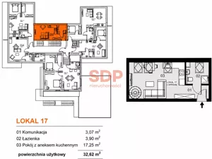 Mieszkanie jednopokojowe 32,62 m², Karpacz, Wita Stwosza, Sprzedaż