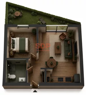 Mieszkanie dwupokojowe 38,55 m², Wrocław, Fabryczna, Główna, Sprzedaż