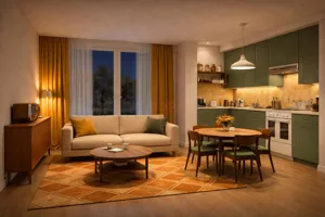 Mieszkanie dwupokojowe 54,70 m², Wrocław, Biskupin-Sępolno-Dąbie-Bartoszowice, Śródmieście, Jedności Narodowej, Sprzedaż