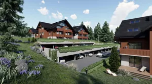 Mieszkanie dwupokojowe 43,84 m², Szklarska Poręba, Szklana, Sprzedaż