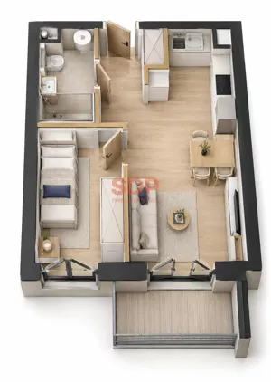 Mieszkanie dwupokojowe 33,78 m², Wrocław, Węgliniecka, Sprzedaż