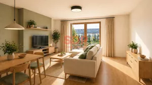 Mieszkanie dwupokojowe 41,64 m², Święta Katarzyna, Żernicka, Sprzedaż