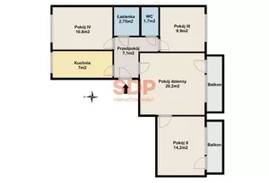 Mieszkanie czteropokojowe 73,50 m², Warszawa, Bemowo, Szareckiego Bolesława, Sprzedaż