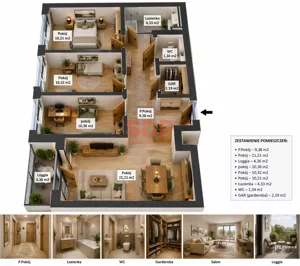 Mieszkanie czteropokojowe 69,34 m², Wrocław, Psie Pole-Zawidawie, Psie Pole, Zatorska, Sprzedaż