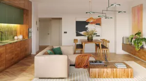 Mieszkanie trzypokojowe 55,49 m², Kraków, Grzegórzki, Mogilska, Sprzedaż