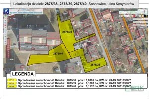 Działka 3 020,00 m², Sosnowiec, Zagórze, Kosynierów, Sprzedaż