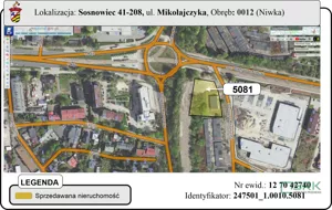 Działka 3 350,00 m², Sosnowiec, Niwka, Mikołajczyka, Sprzedaż