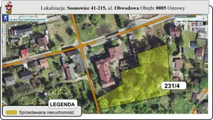 Działka 4 546,00 m², Sosnowiec, Ostrowy Górnicze, Obwodowa, Sprzedaż