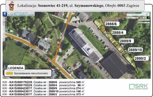 Działka 1 234,00 m², Sosnowiec, Zagórze, Szymanowskiego, Sprzedaż