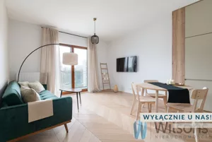 Mieszkanie dwupokojowe 45,18 m², Warszawa, Mokotów, Aleja Gen. Władysława Sikorskiego, Wynajem