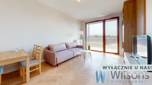 Mieszkanie dwupokojowe 46,35 m², Warszawa, Wilanów, Jerzego Holzera, Wynajem