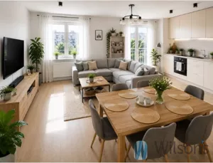 Mieszkanie trzypokojowe 61,35 m², Wrocław, Fabryczna, Nowe Żerniki, Sprzedaż