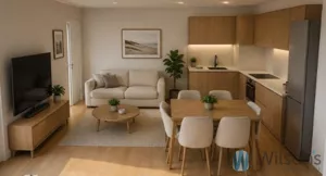 Mieszkanie czteropokojowe 76,41 m², Wrocław, Jagodno, Iwiny, Sprzedaż