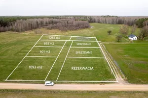 Działka 893,00 m², Zwierki, Sprzedaż