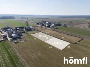 Działka 954,00 m², Jedlnia-Letnisko, Bracka, Sprzedaż