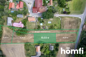 Działka 1 003,00 m², Woskowice Małe, Sprzedaż