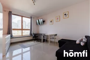 Mieszkanie jednopokojowe 25,57 m², Warszawa, Wola, Marcina Kasprzaka, Wynajem