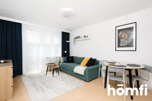 Mieszkanie dwupokojowe 34,55 m², Kraków, Podgórze, Dworcowa, Wynajem