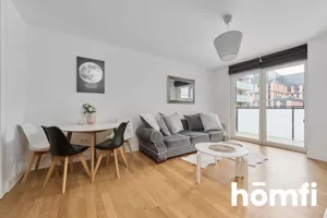 Mieszkanie dwupokojowe 46,42 m², Wrocław, Krzyki-Partynice, Krzyki, Gwiaździsta, Wynajem