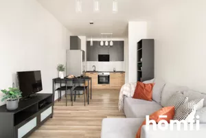 Mieszkanie dwupokojowe 39,97 m², Kraków, Dębniki, Ruczaj, Komuny Paryskiej, Wynajem