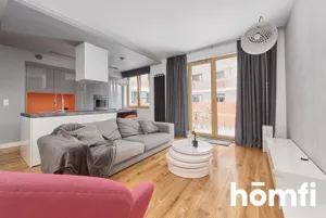 Mieszkanie dwupokojowe 48,85 m², Wrocław, Krzyki-Partynice, Krzyki, Krzycka, Wynajem