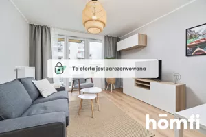 Mieszkanie dwupokojowe 44,70 m², Wrocław, Krzyki-Partynice, Krzyki, Nyska, Wynajem