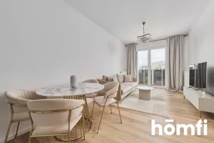 Mieszkanie dwupokojowe 45,21 m², Wrocław, Krzyki-Partynice, Krzyki, Piękna, Wynajem