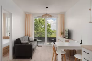 Mieszkanie dwupokojowe 32,31 m², Gdańsk, Chełm, Ptasia, Wynajem
