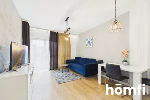 Mieszkanie dwupokojowe 43,10 m², Katowice, Koszutka, Słoneczna, Wynajem