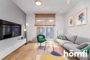 Mieszkanie dwupokojowe 37,58 m², Wrocław, Stare Miasto, Tęczowa, Wynajem
